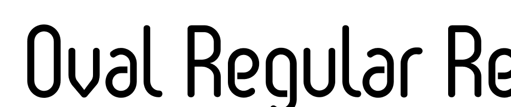  DEMO Oval Regular Regular font family download free