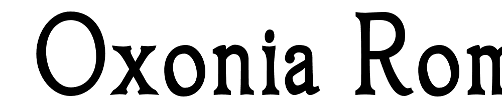  DEMO Oxonia Roman Condensed Condensed Bold font family download free