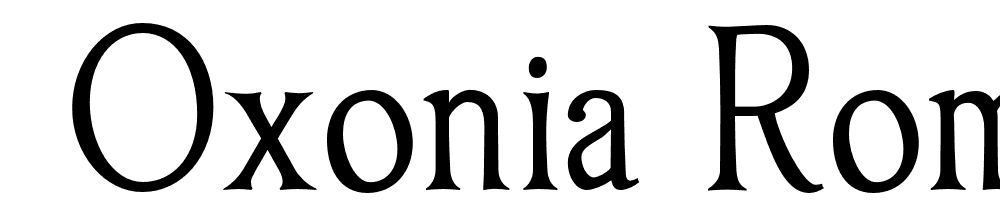  DEMO Oxonia Roman Condensed Condensed Regular font family download free