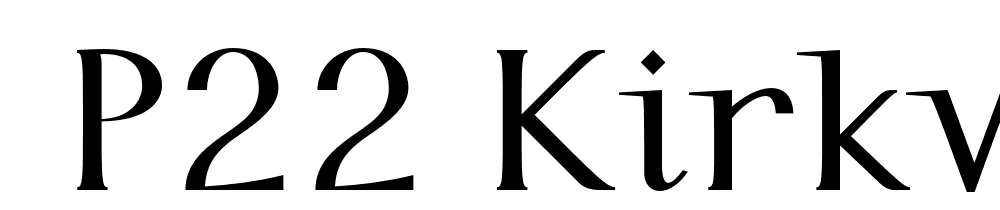  DEMO P22 Kirkwall Bold font family download free