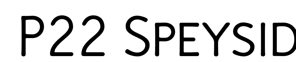  DEMO P22 Speyside Small Caps Regular font family download free