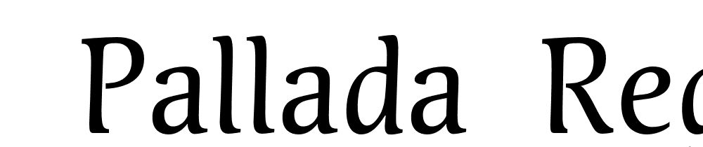  DEMO Pallada Regular font family download free