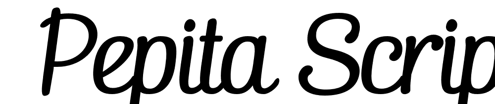  DEMO Pepita Script 3 Italic font family download free