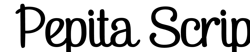  DEMO Pepita Script 3 Regular font family download free