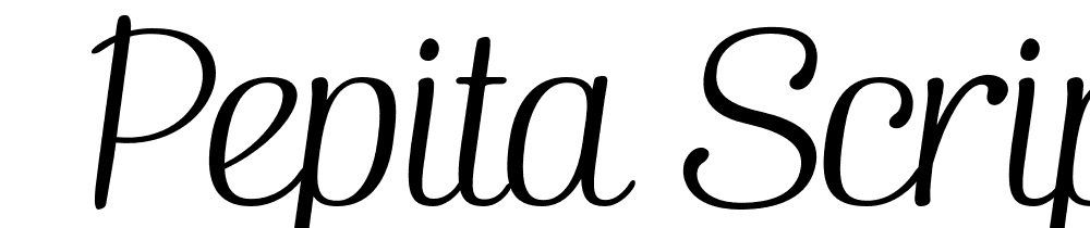  DEMO Pepita Script Italic font family download free