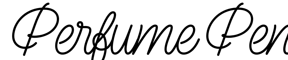  DEMO Perfume Pen 2 Regular font family download free