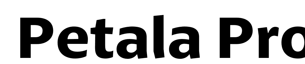  DEMO Petala Pro SemiBold Regular font family download free