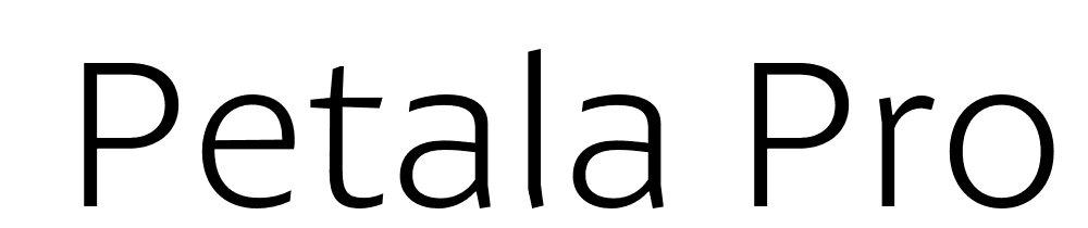  DEMO Petala Pro SemiLight Regular font family download free