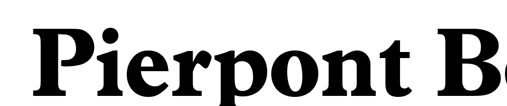  DEMO Pierpont Bold font family download free