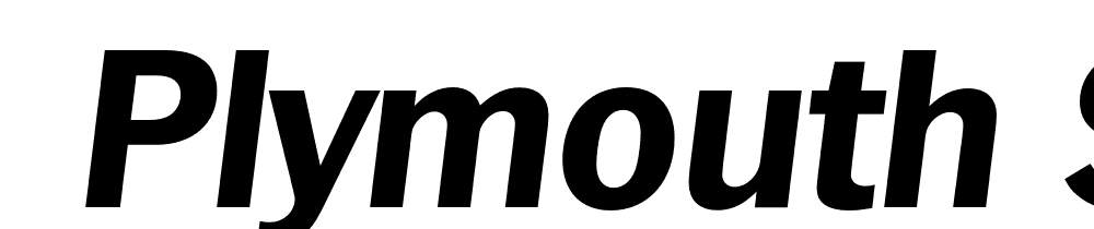  DEMO Plymouth Serial Xbold Italic font family download free