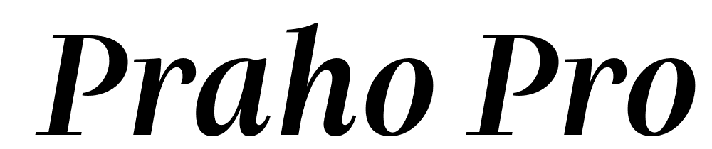  DEMO Praho Pro Medium Italic Regular font family download free