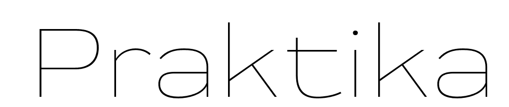  DEMO Praktika ExtraLight Extended Regular font family download free