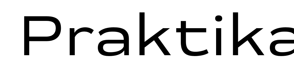  DEMO Praktika Medium Extended Regular font family download free