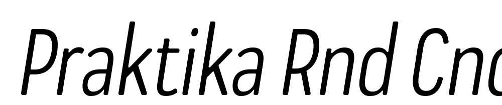  DEMO Praktika Rnd Cnd Ita Regular font family download free