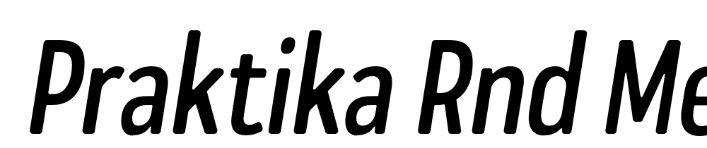  DEMO Praktika Rnd Medium Cnd Ita Regular font family download free