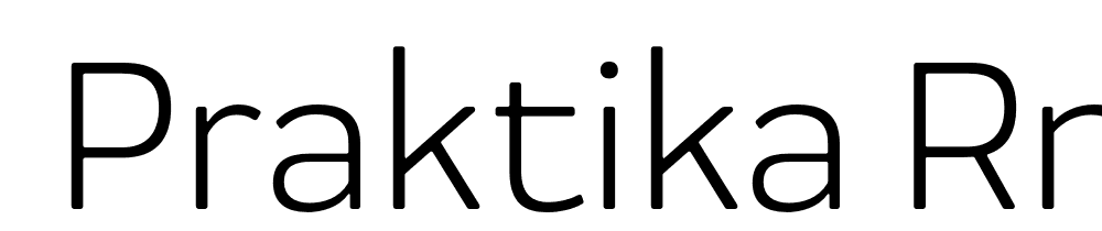  DEMO Praktika Rnd Regular font family download free