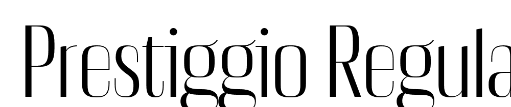  DEMO Prestiggio Regular font family download free