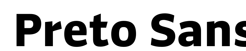  DEMO Preto Sans OT Std Black Regular font family download free