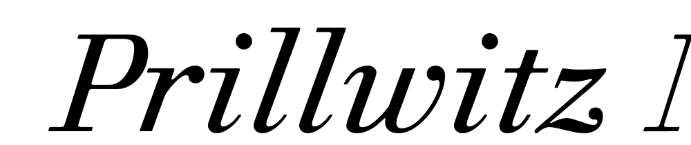  DEMO Prillwitz Normal PRO Italic font family download free