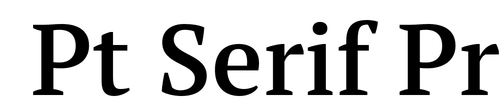  DEMO PT Serif Pro Demi Regular font family download free