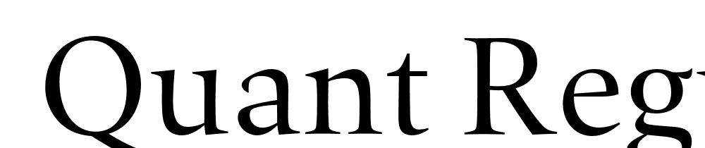  DEMO Quant Regular Regular font family download free