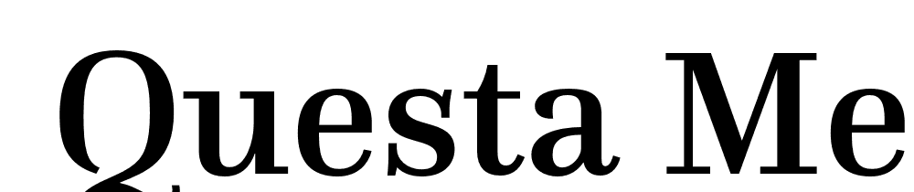  DEMO Questa Medium Regular font family download free