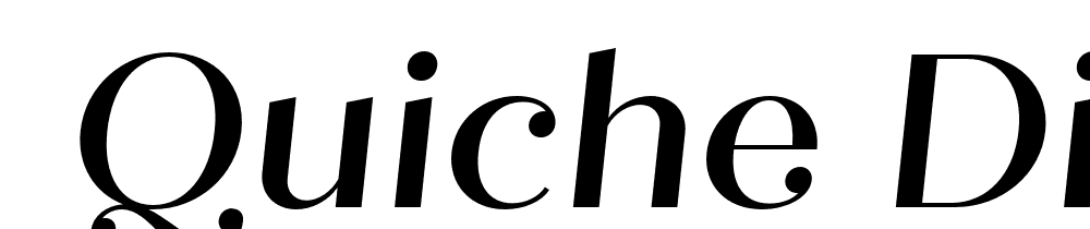  DEMO Quiche Display Medium Italic font family download free