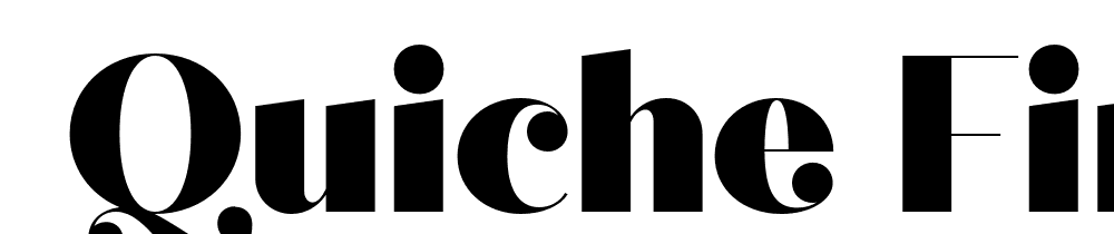  DEMO Quiche Fine Black Regular font family download free