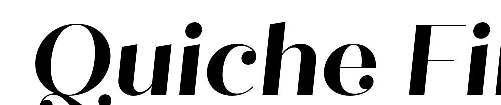  DEMO Quiche Fine Bold Italic font family download free