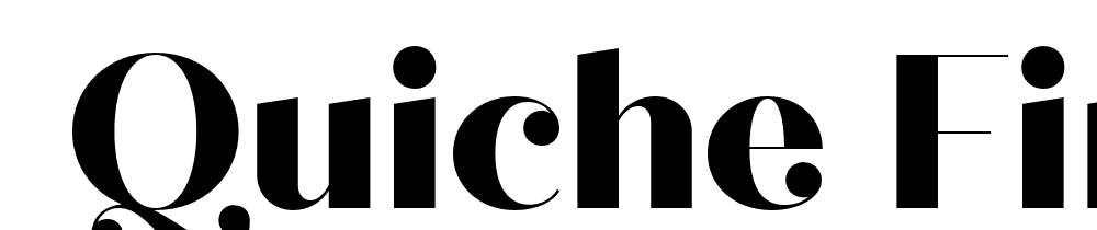  DEMO Quiche Fine ExtraBold Regular font family download free