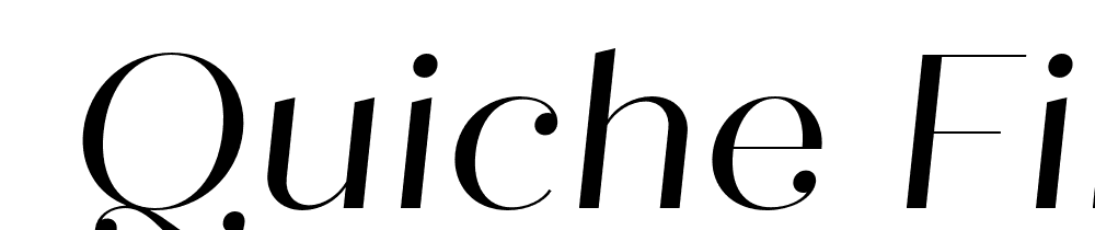  DEMO Quiche Fine Italic font family download free