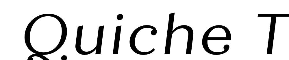  DEMO Quiche Text Italic font family download free