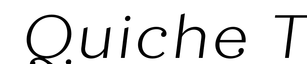  DEMO Quiche Text Light Italic font family download free