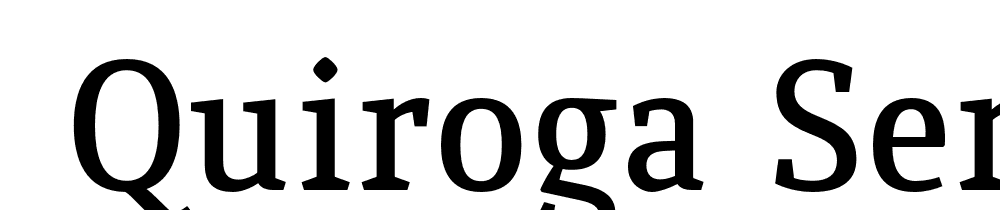  DEMO Quiroga Serif Pro DemiBold font family download free