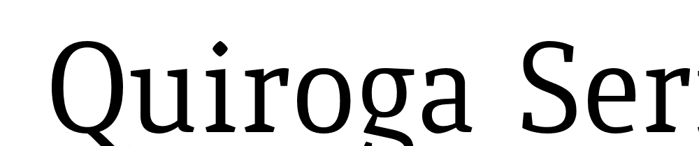  DEMO Quiroga Serif Pro Regular font family download free