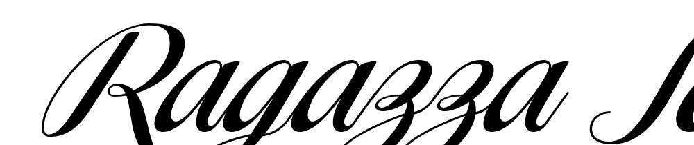  DEMO Ragazza Script Regular font family download free