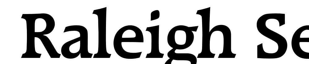  DEMO Raleigh Serial Medium Regular font family download free