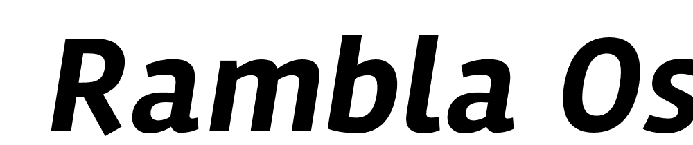  DEMO Rambla Oscura Oblicua font family download free