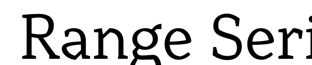  DEMO Range Serif Regular font family download free