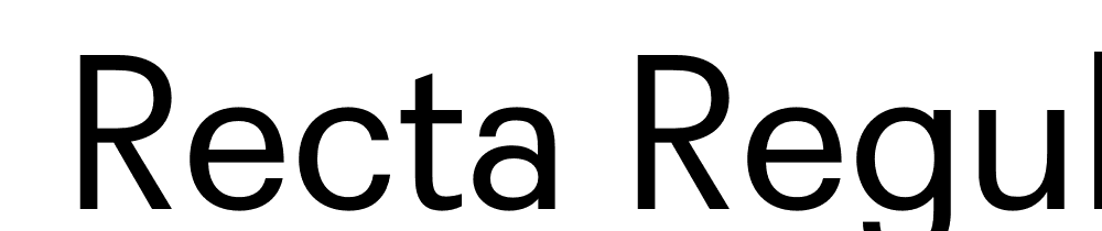  DEMO Recta Regular font family download free