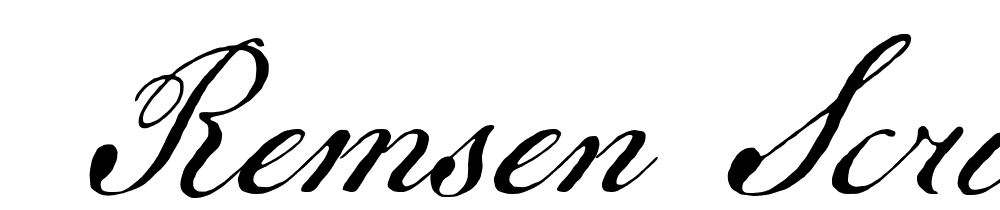  DEMO Remsen Script Regular font family download free