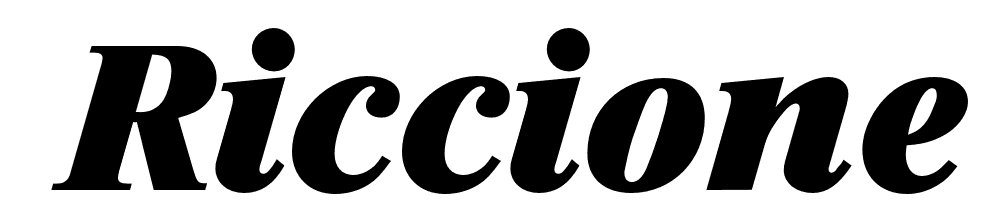  DEMO Riccione Serial Heavy Italic font family download free