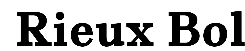  DEMO Rieux Bold font family download free