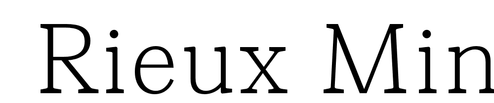  DEMO Rieux Minus Light font family download free