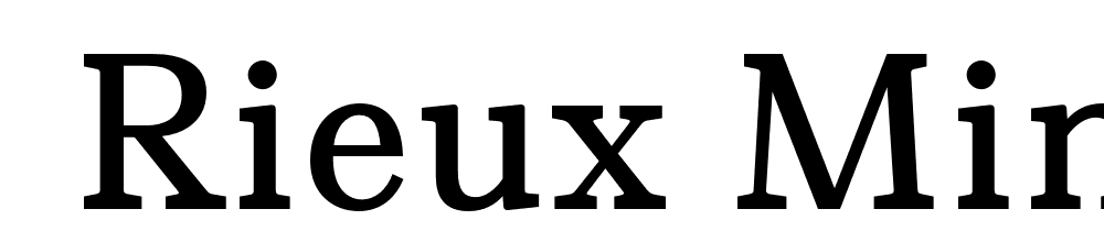  DEMO Rieux Minus Medium font family download free