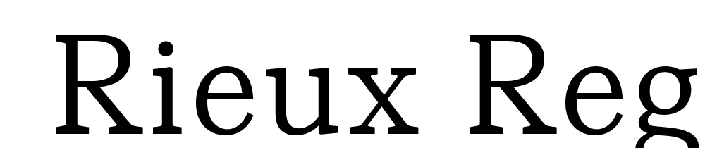  DEMO Rieux Regular font family download free