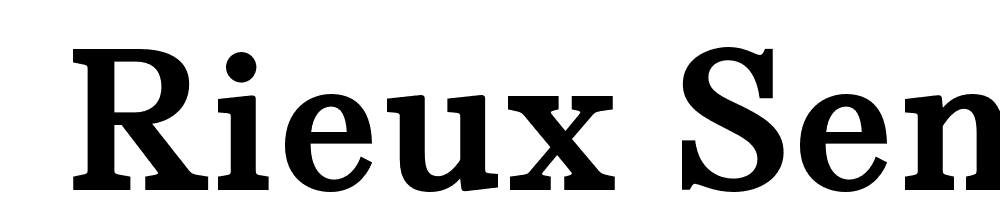  DEMO Rieux SemiBold font family download free