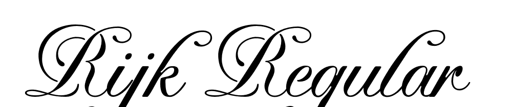  DEMO Rijk Regular font family download free