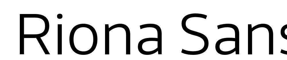  DEMO Riona Sans Light Regular font family download free