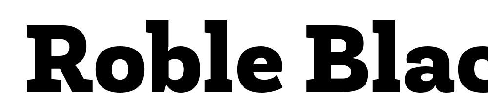  DEMO Roble Black Black font family download free